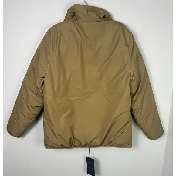 Hollister NWT Men Ultimate Collection Reversible Brown Puffer Jacket size Large - Picture 6 of 12